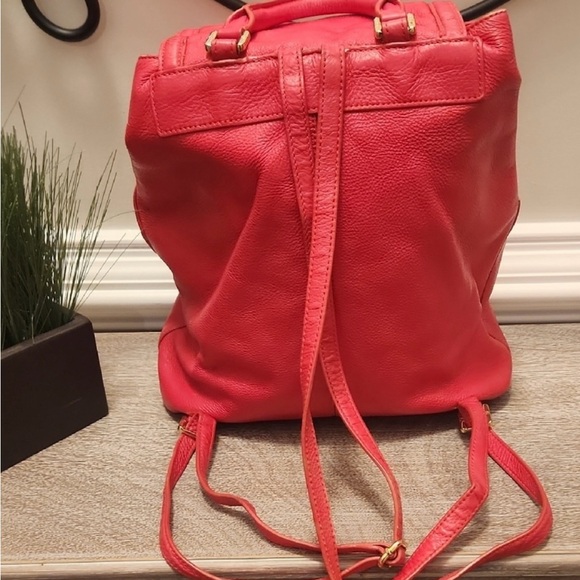 Tory Burch Bold Red Backpack - Picture 3 of 10